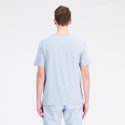 New Balance Uni-ssentials Cotton Erkek Mavi T-Shirt