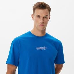 Quiksilver Qsconnected Erkek Mavi T-Shirt