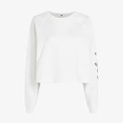 Tommy Hilfiger Regular Rope Puff Print C-Neck Swtshrt Kadın Beyaz Sweatshirt