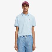 Scotch & Soda Classic Organic Pique Erkek Mavi Polo