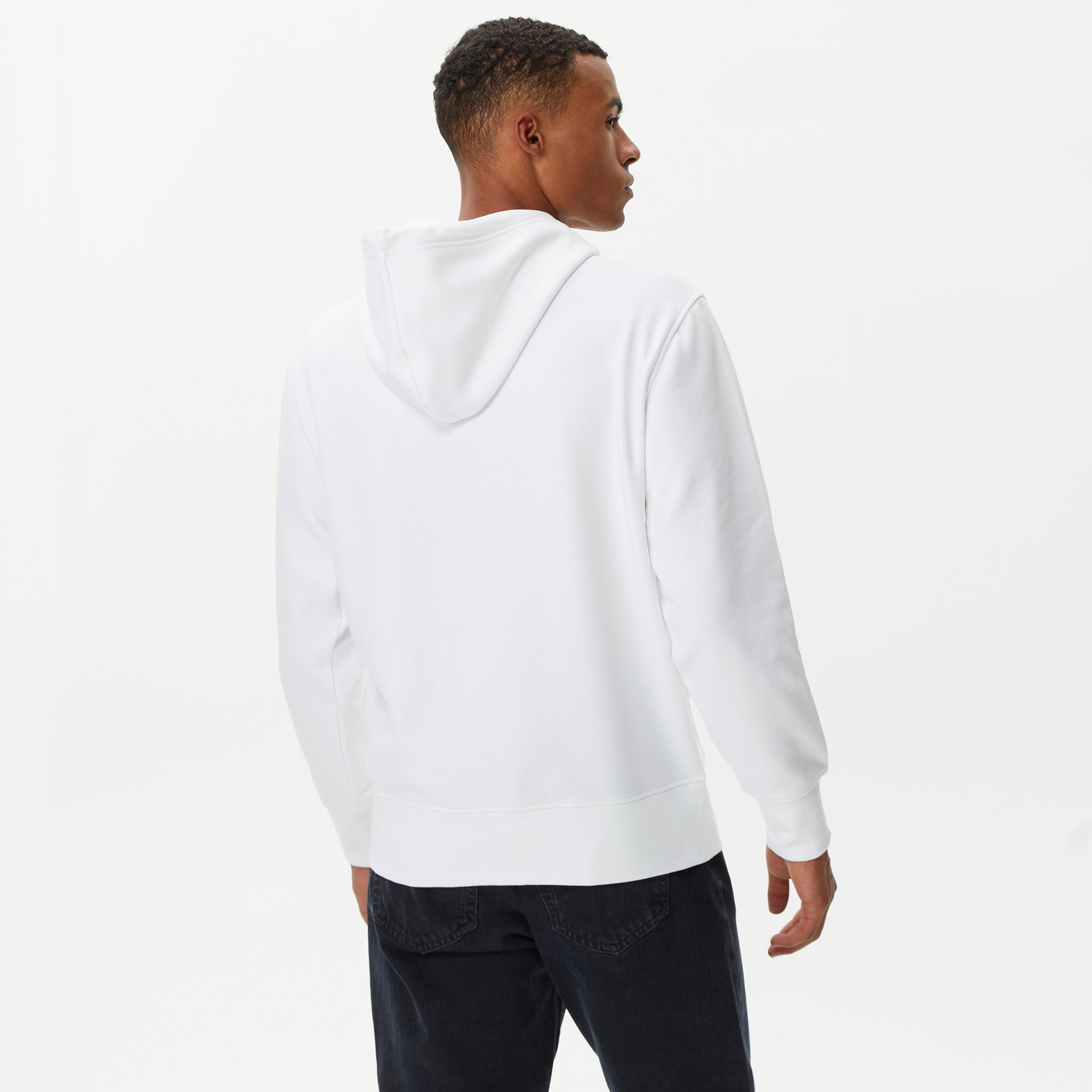 Calvin Klein Institutional Beyaz Erkek Sweatshirt