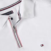 Tommy Hilfiger Zip Tip Slim Erkek Beyaz Polo