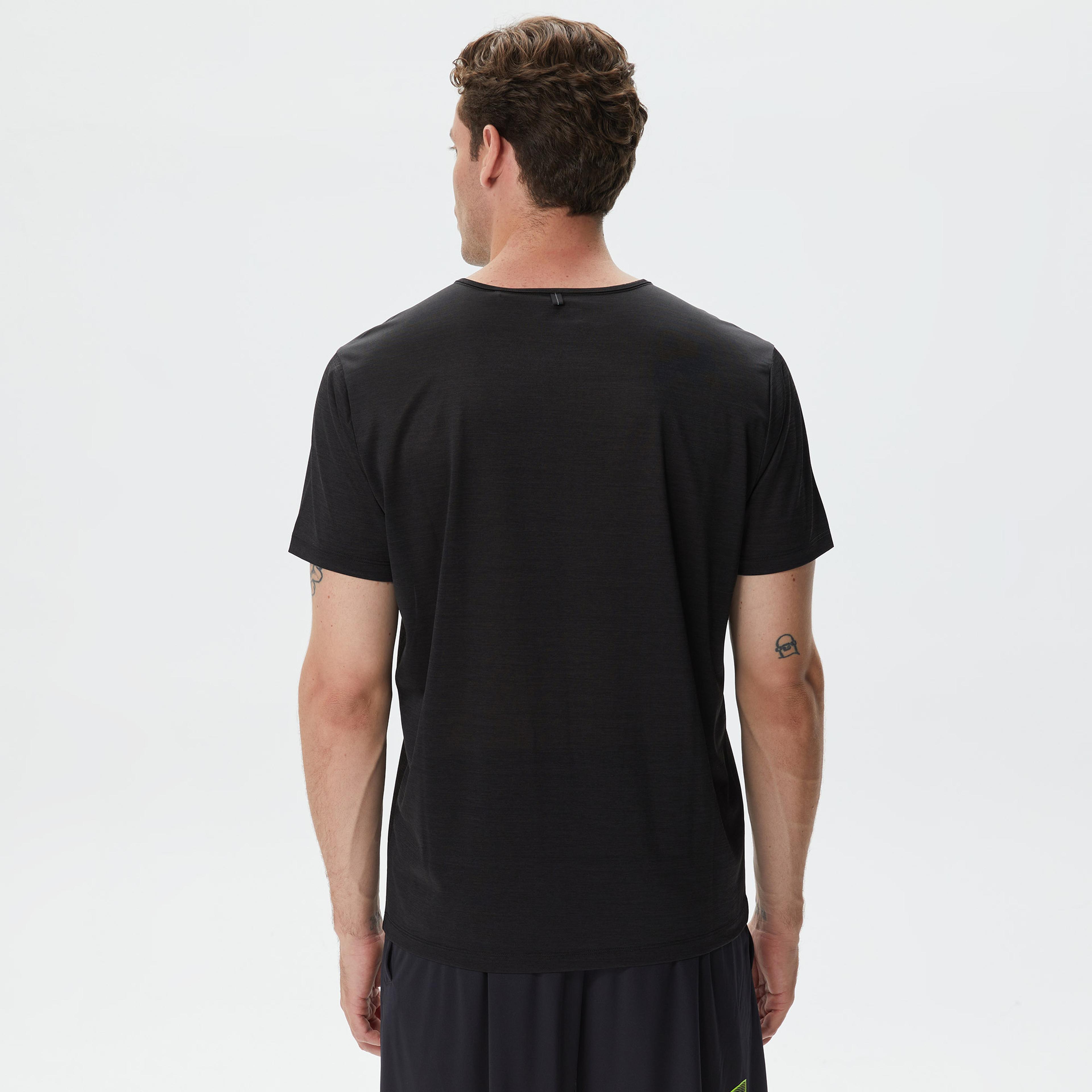 Jack Wolfskin Jwp Erkek Siyah T-Shirt