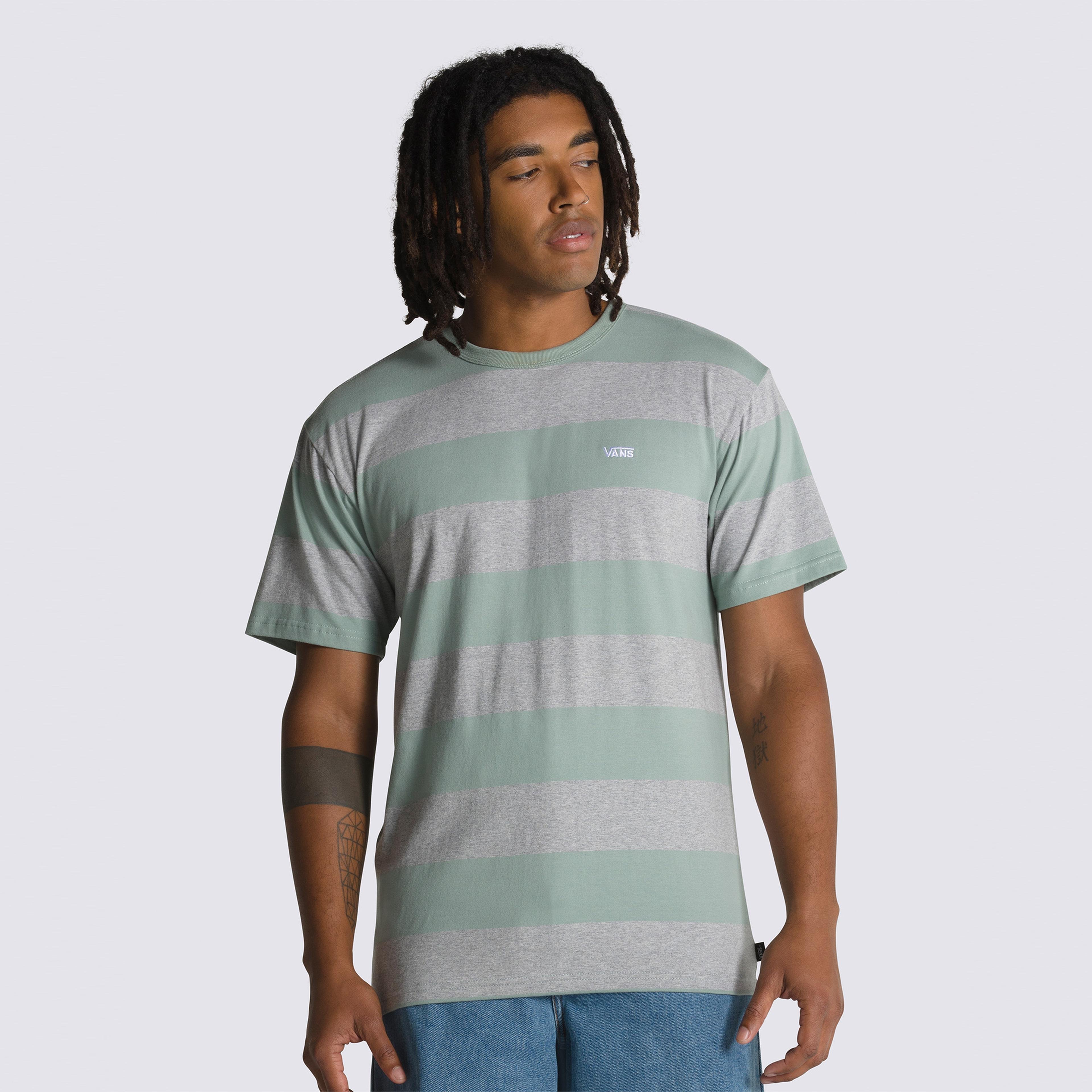 Vans Comfycush Stripe Knit Erkek Yeşil T-Shirt