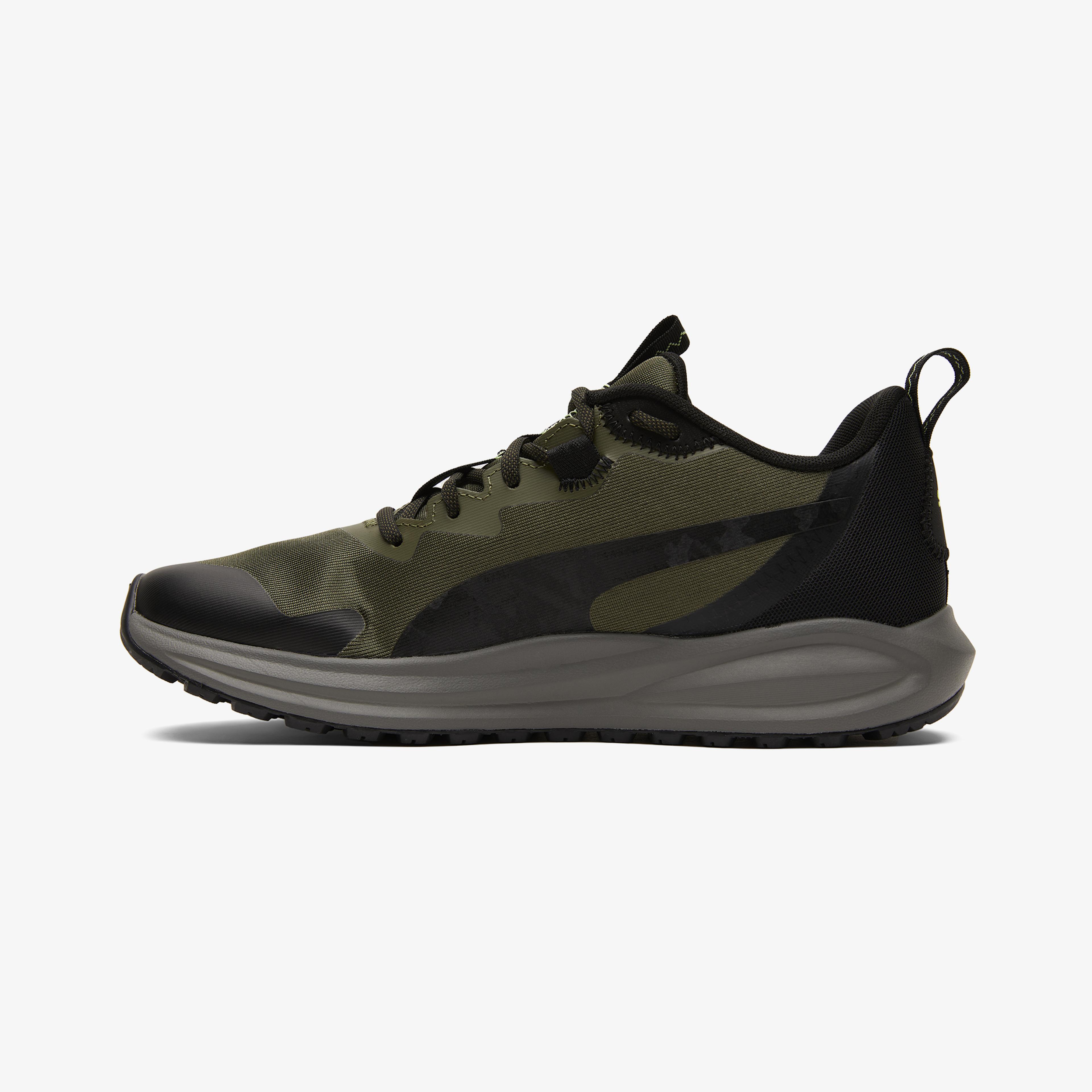 Puma Twitch Runner Trail Summer Erkek Haki Spor Ayakkabı