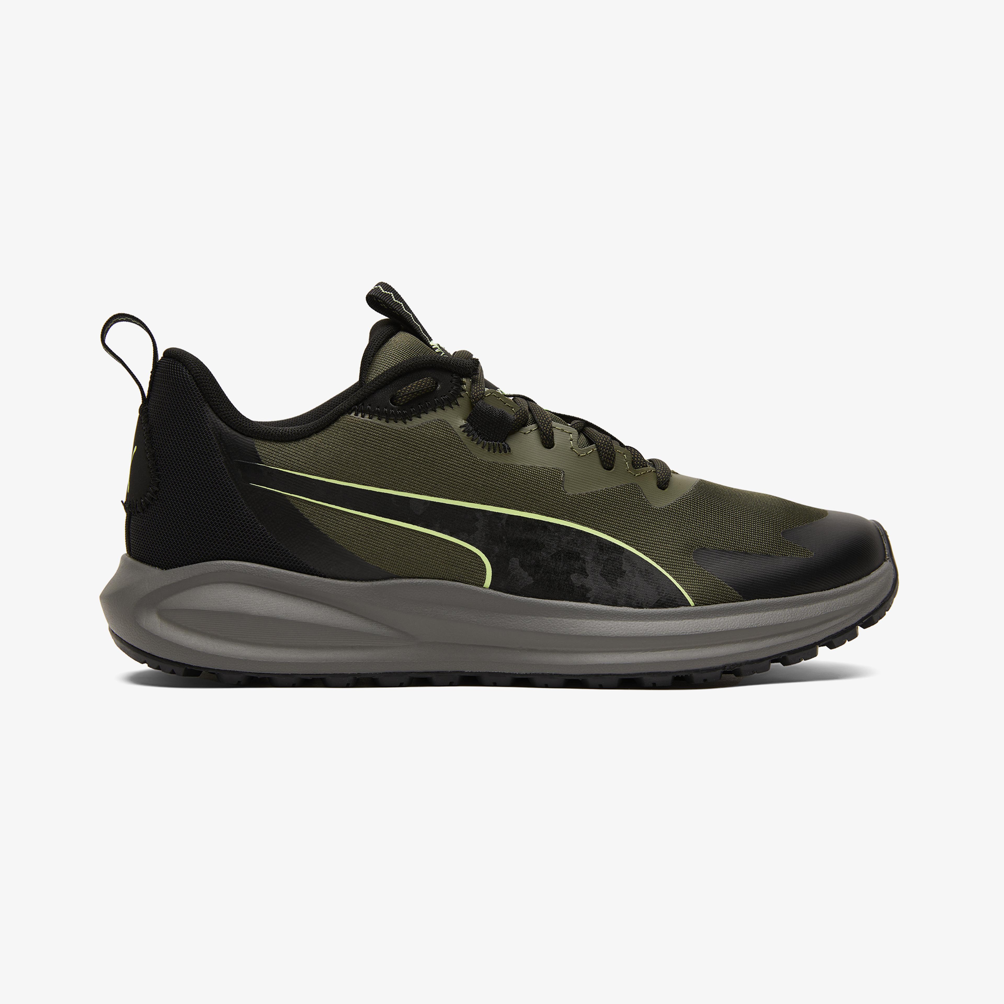 Puma Twitch Runner Trail Summer Erkek Haki Spor Ayakkabı