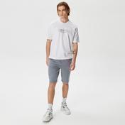 Calvin Klein Glitch Logo Modern Comfort Erkek Beyaz T-Shirt