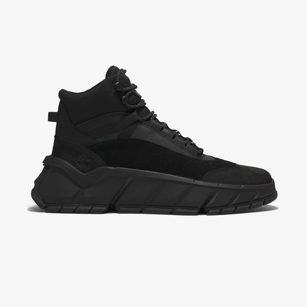 Timberland Mid Lace Up Erkek Siyah Sneaker