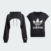 adidas Big Logo Hoodie Kadın Siyah Sweatshirt