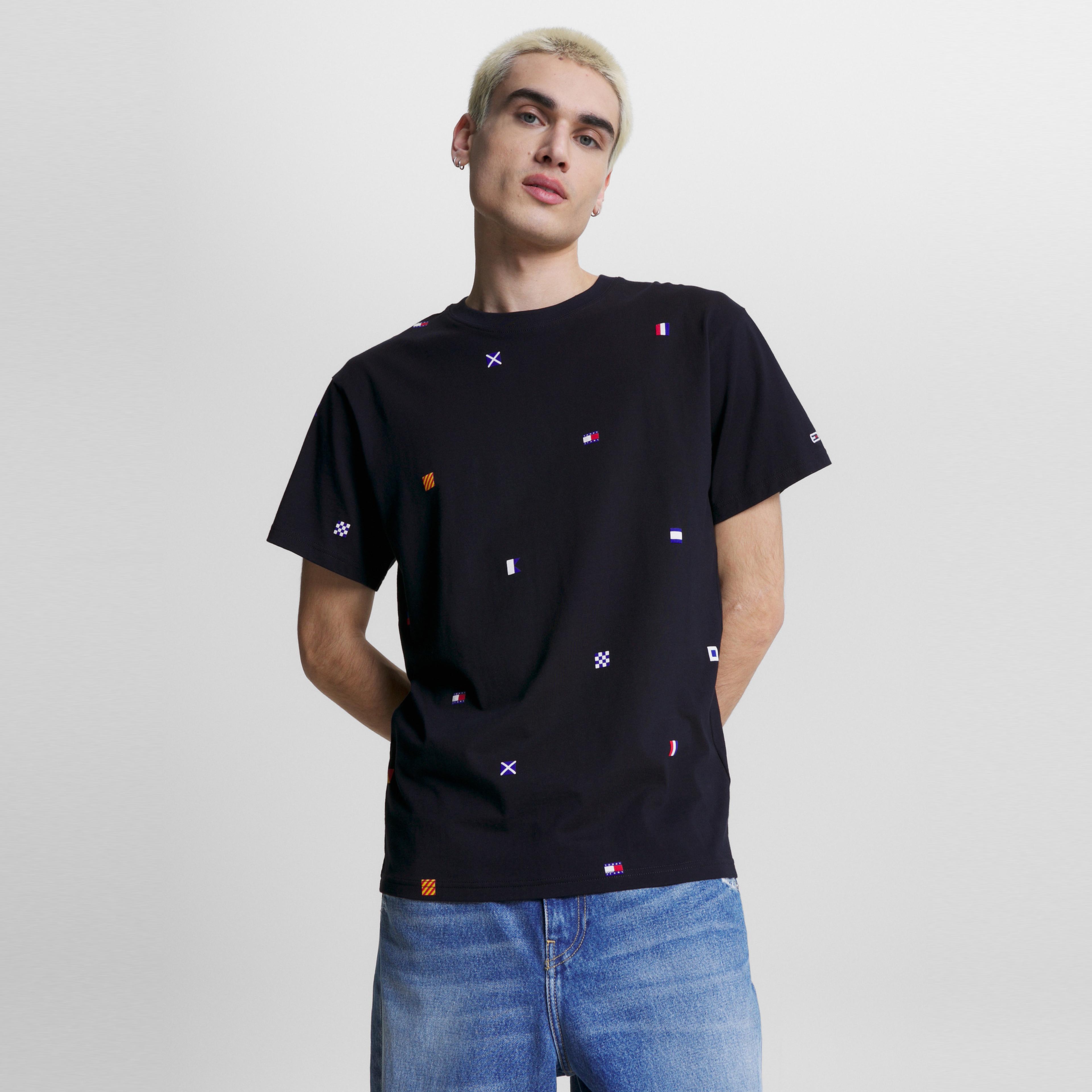 Tommy Jeans Relax Critter Erkek Siyah T-Shirt