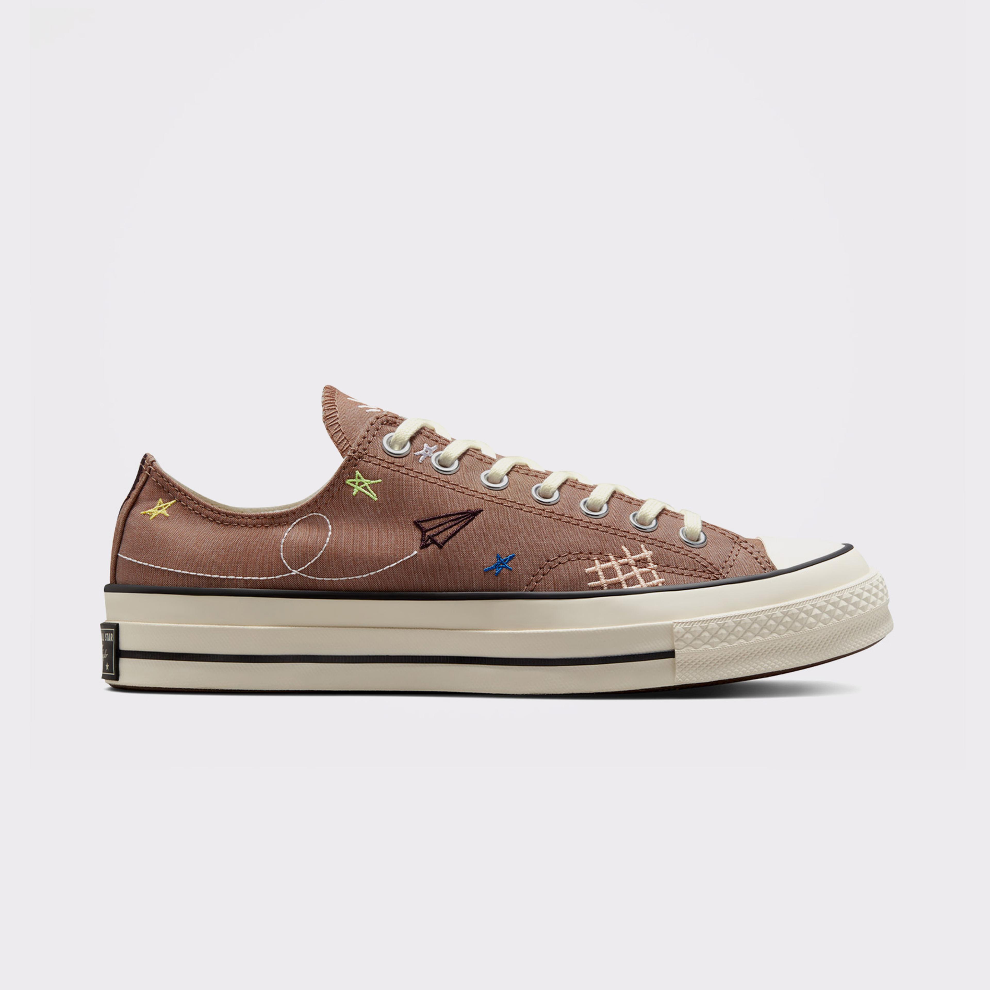 Converse Chuck 70 Embroidery Unisex Kahverengi Sneaker