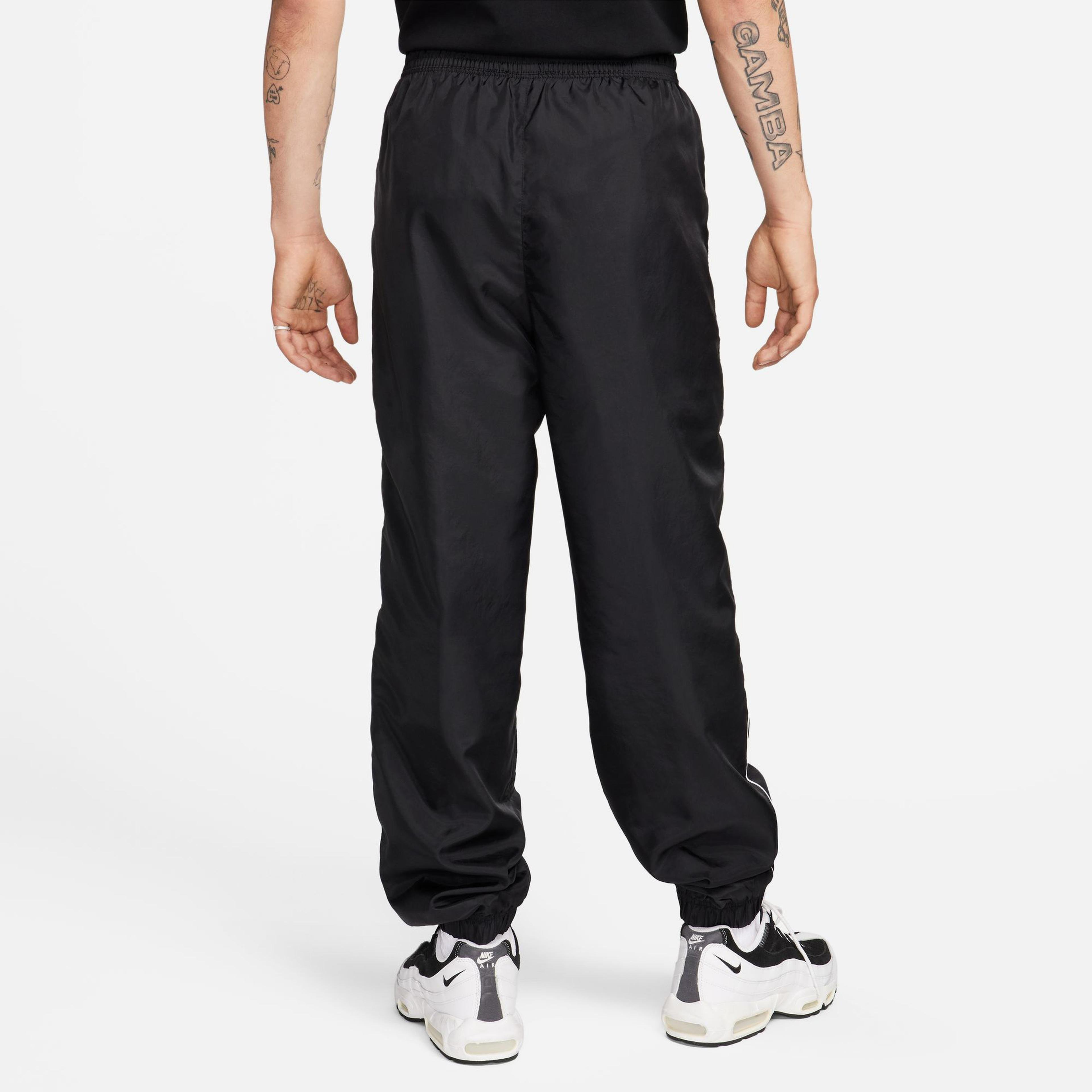 Nike Sportswear Swoosh Air Woven Erkek Siyah Eşofman Altı