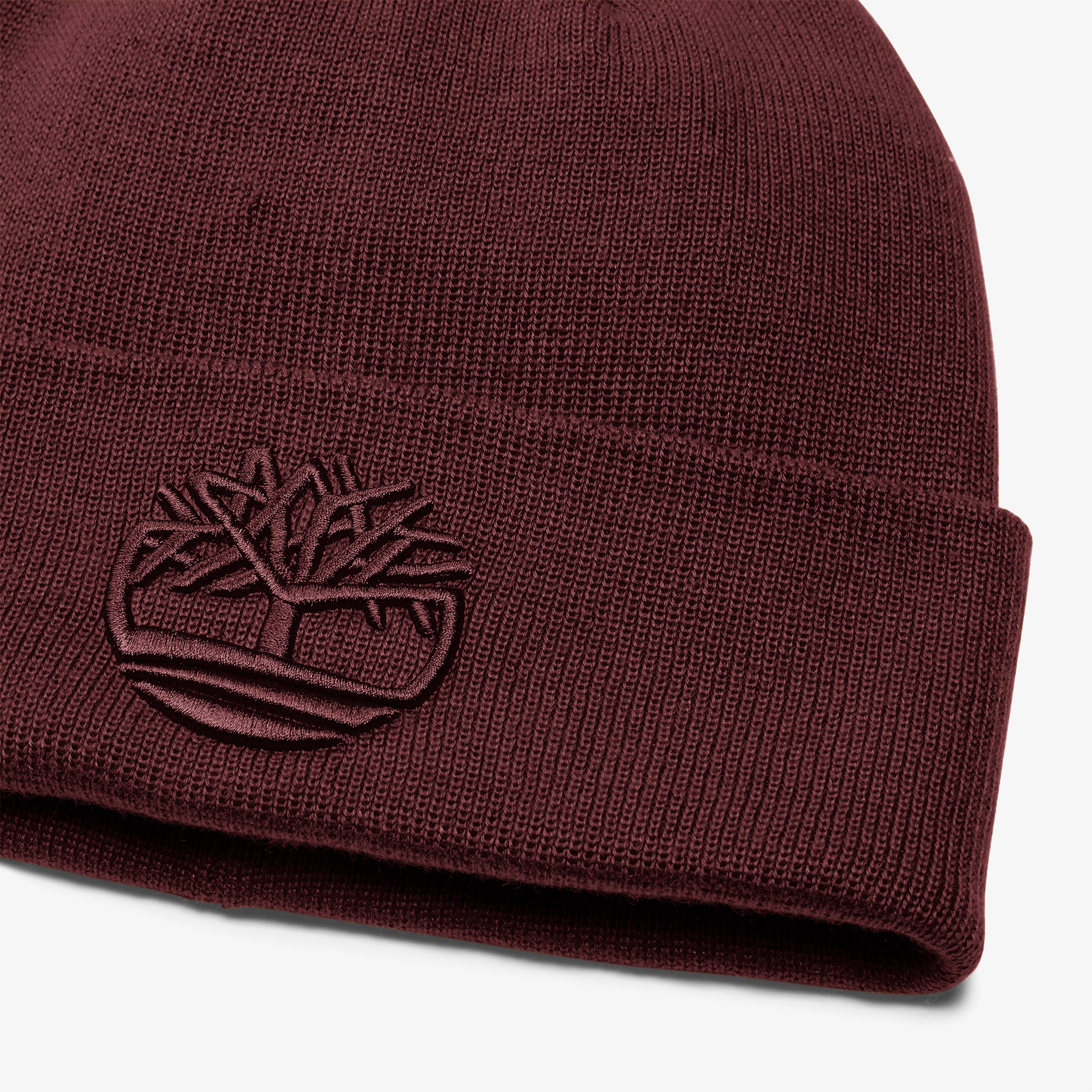 Timberland Tonal 3D Embroidery Erkek Bordo Bere