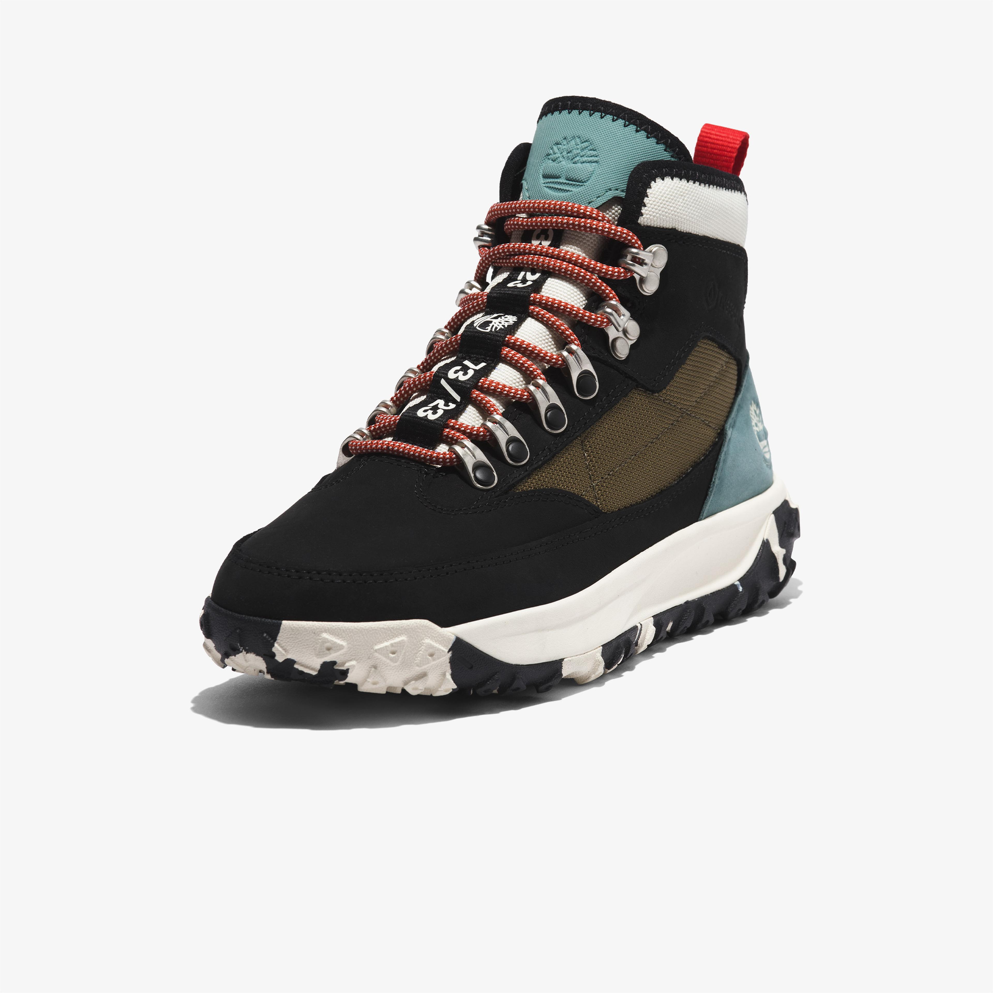Timberland Mid Lace Up Waterproof Kadın Siyah Bot