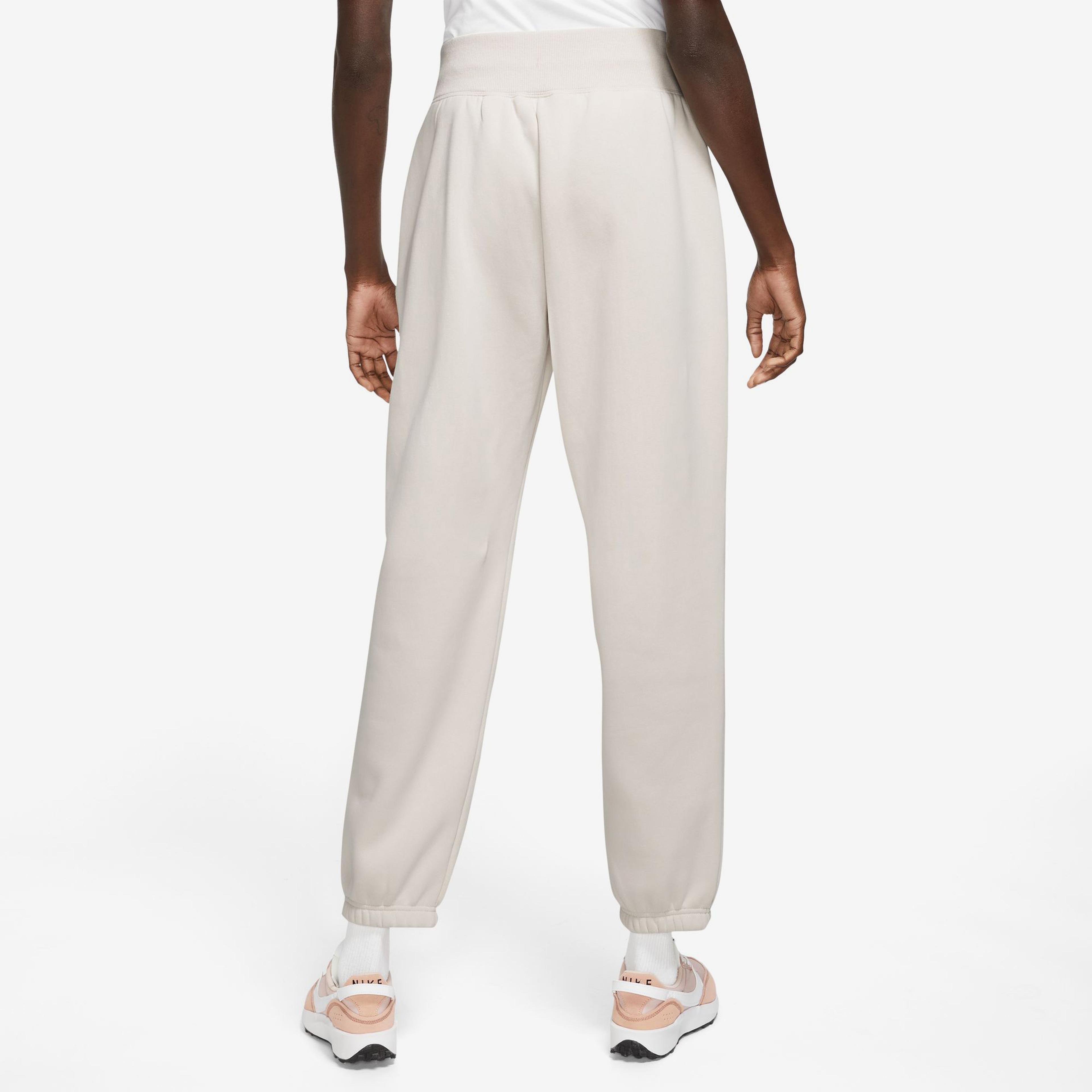 Nike Sportswear Phoenix Fleece High Rise Oversize Kadın Beyaz Eşofman Altı