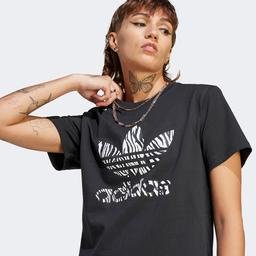 adidas Animal A Kadın Siyah T-Shirt