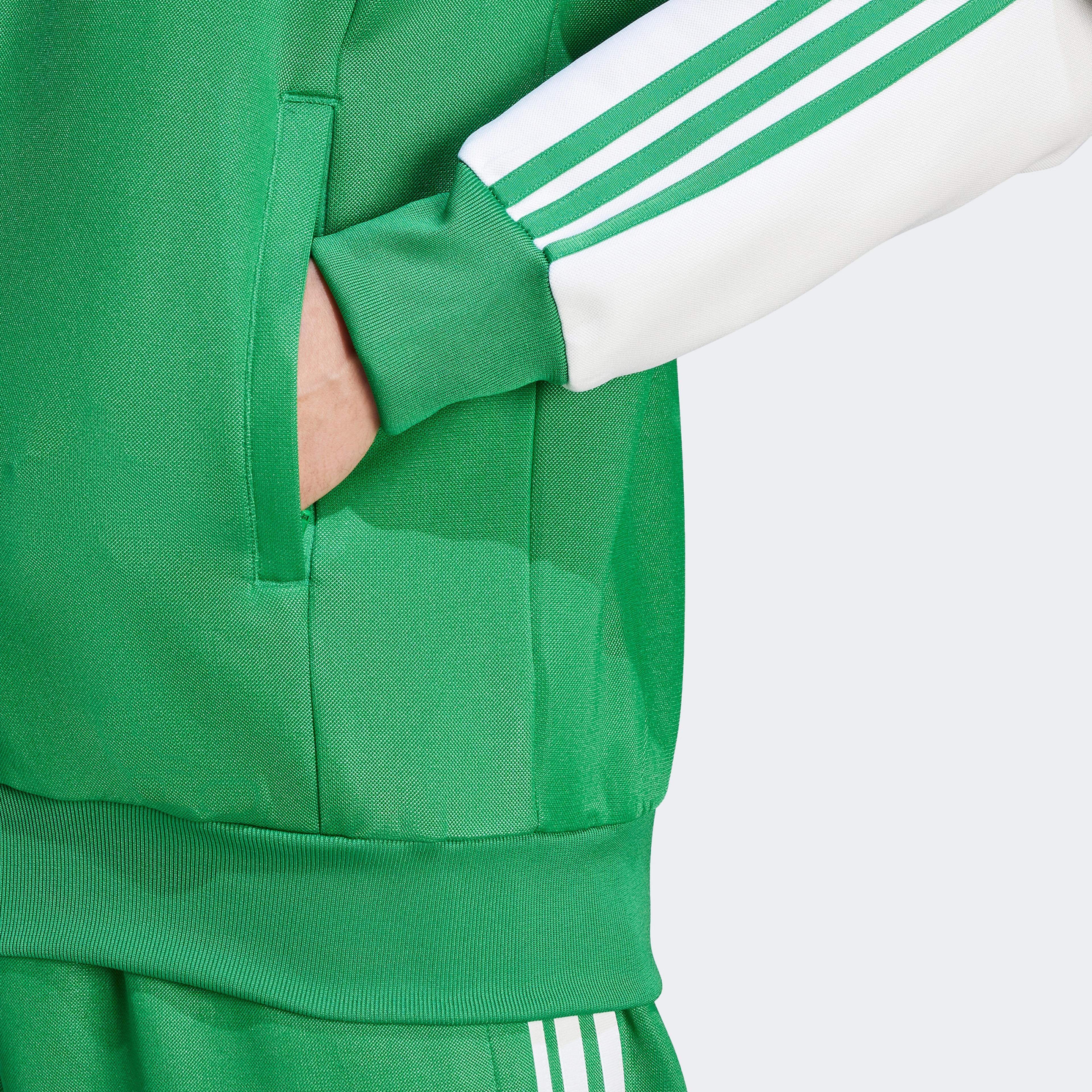 adidas Adicolor Classics+ SST Erkek Yeşil Eşofman Üstü