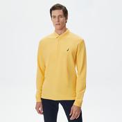 Nautica Erkek Sarı Classic Fit Uzun Kollu Polo