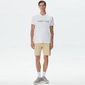 Nautica Erkek Beyaz Standart Fit T-Shirt