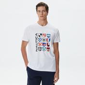 Nautica Erkek Beyaz Standart Fit T-Shirt