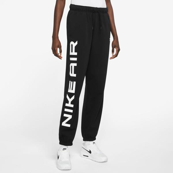 Nike Sportswear Air Fleece Oversize High Rise Kadın Siyah Eşofman Altı_1
