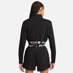 Nike Sportswear Air Fleece Top Kadın Siyah Sweatshirt