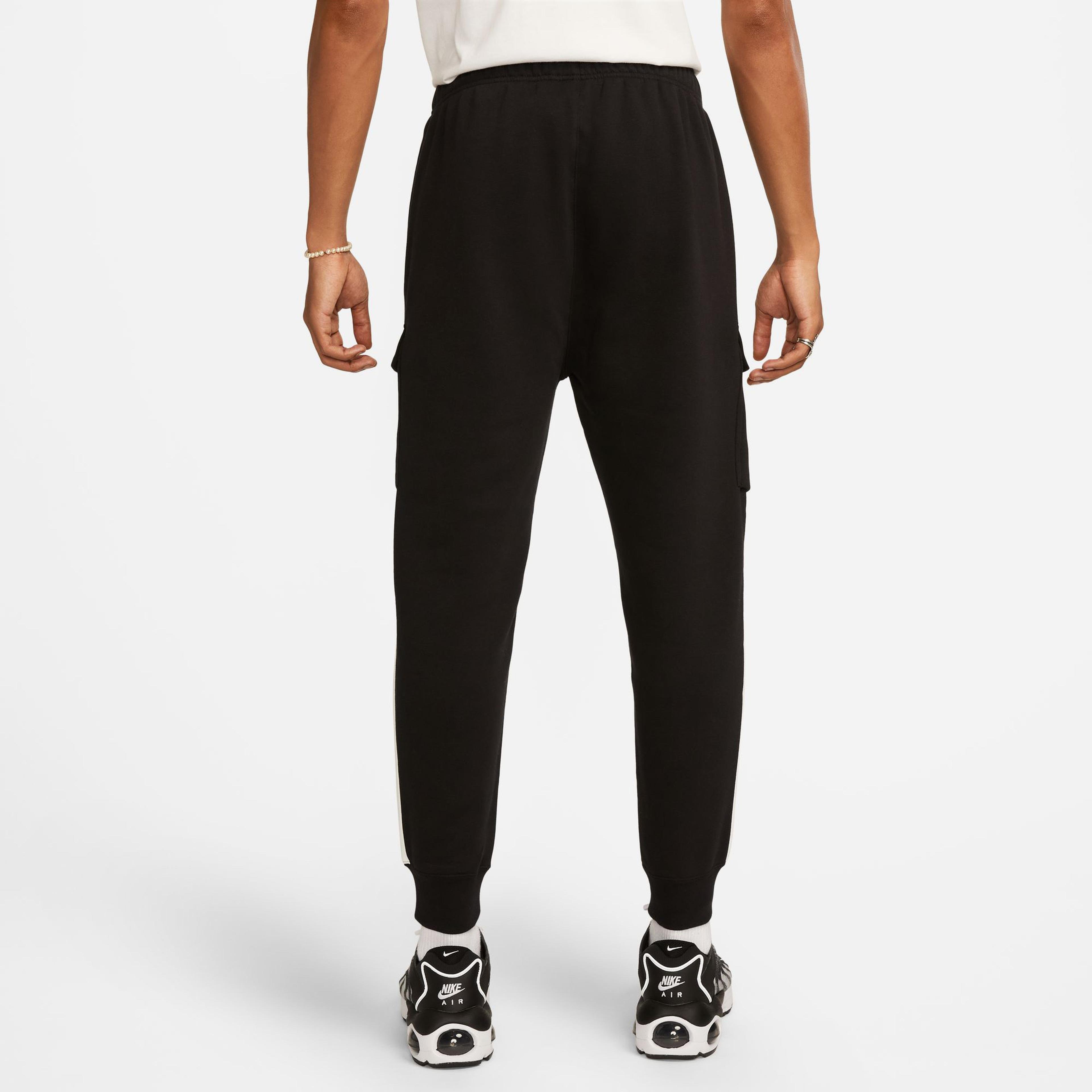 Nike Sportswear Swoosh Air Cargo Fleece Erkek Siyah Eşofman Altı