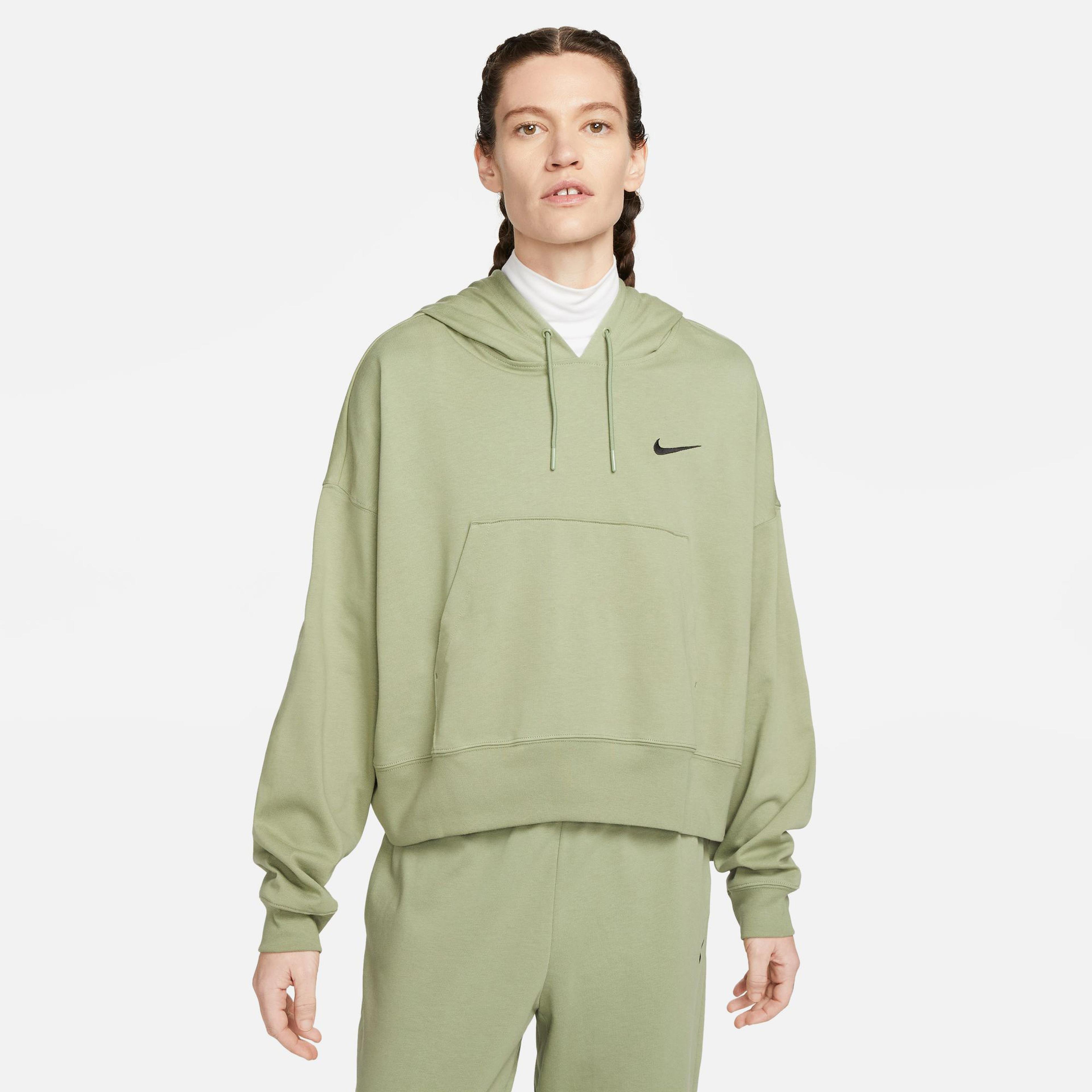 Nike Sportswear Jersey Oversize Pullover  Kadın Yeşil Hoodie