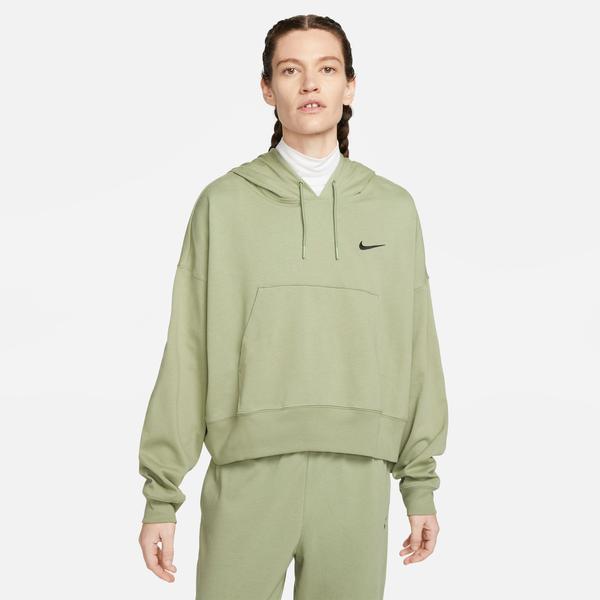 Nike Sportswear Jersey Oversize Pullover  Kadın Yeşil Hoodie_1
