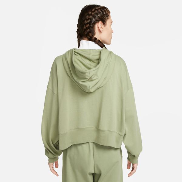 Nike Sportswear Jersey Oversize Pullover  Kadın Yeşil Hoodie_2