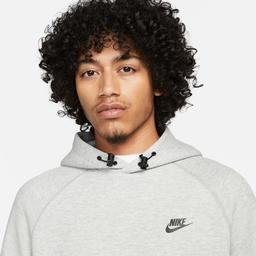 Nike Tech Fleece Pullover Erkek Gri Hoodie