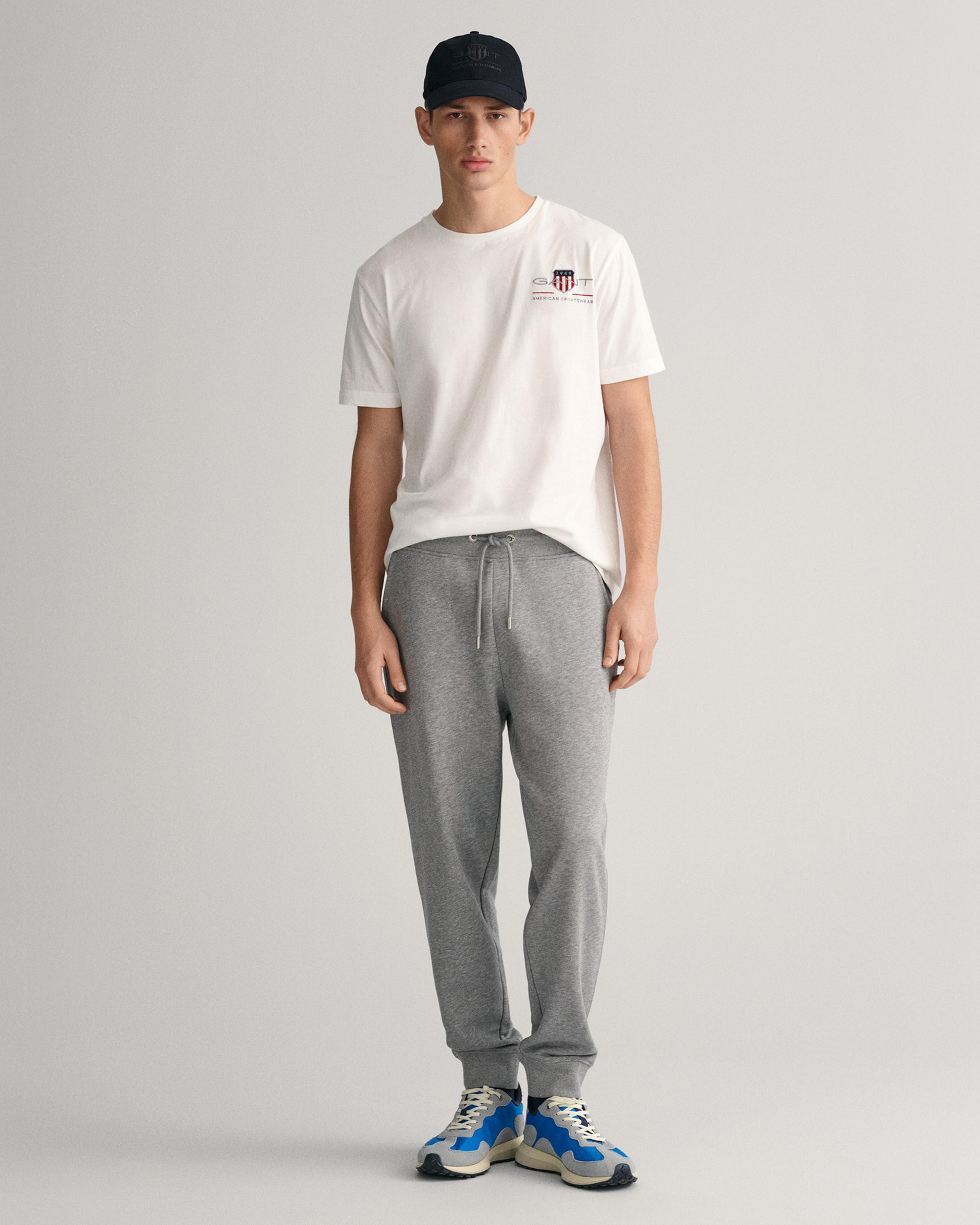 GANT Erkek Gri Regular Fit Eşofman Altı