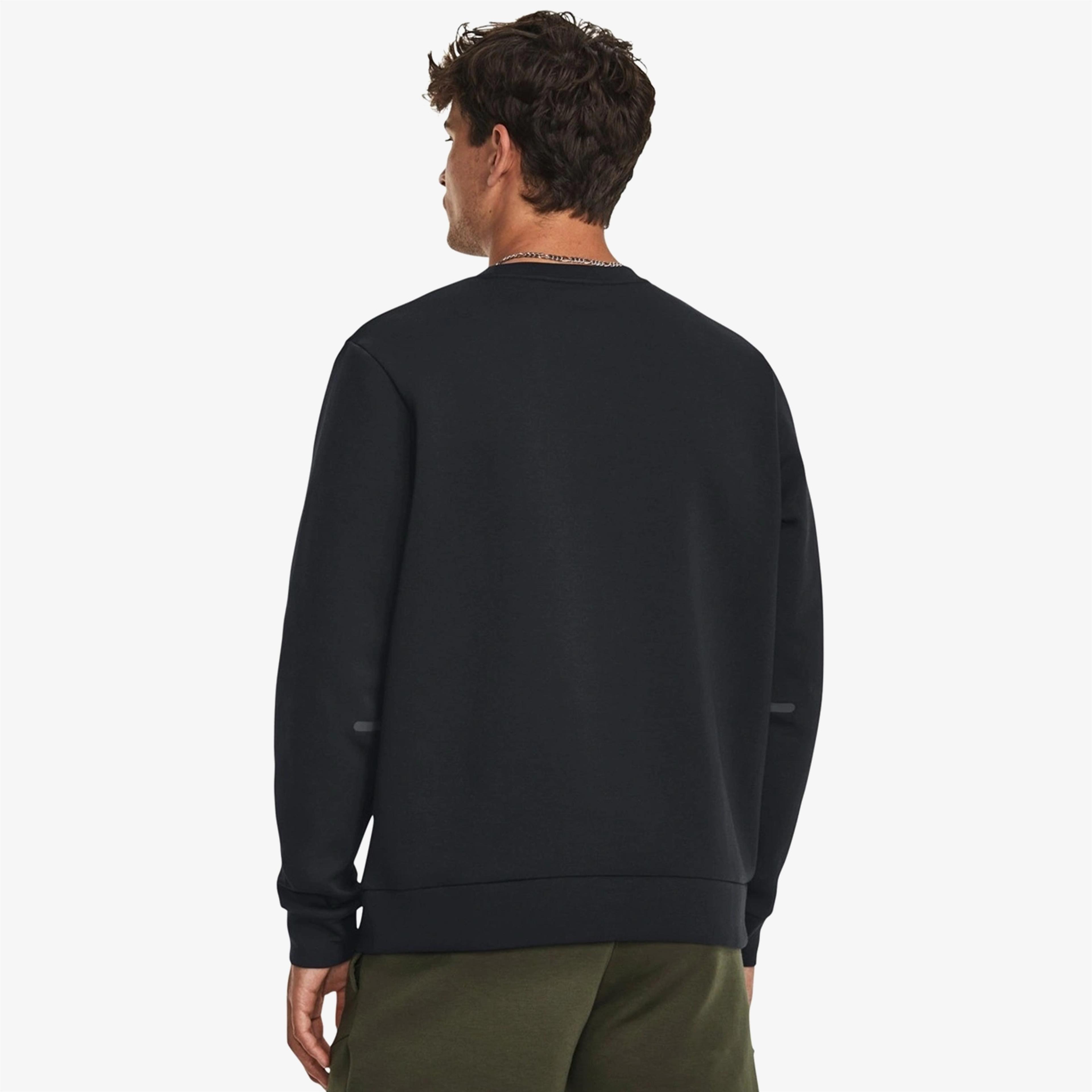 Under Armour Unstoppable Fleece Erkek Siyah Sweatshirt