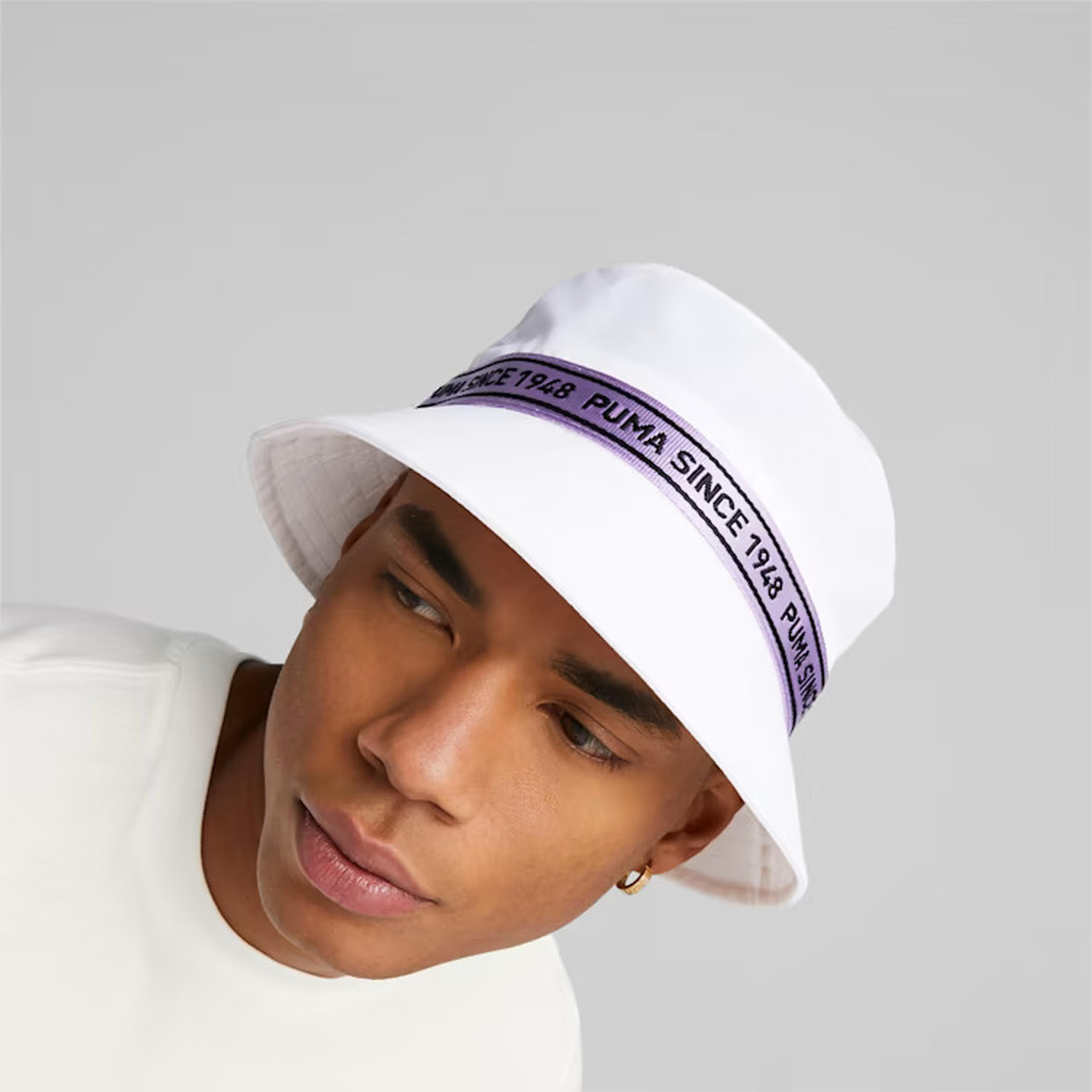 Puma Prime Color Block Bucket Unisex Beyaz Şapka