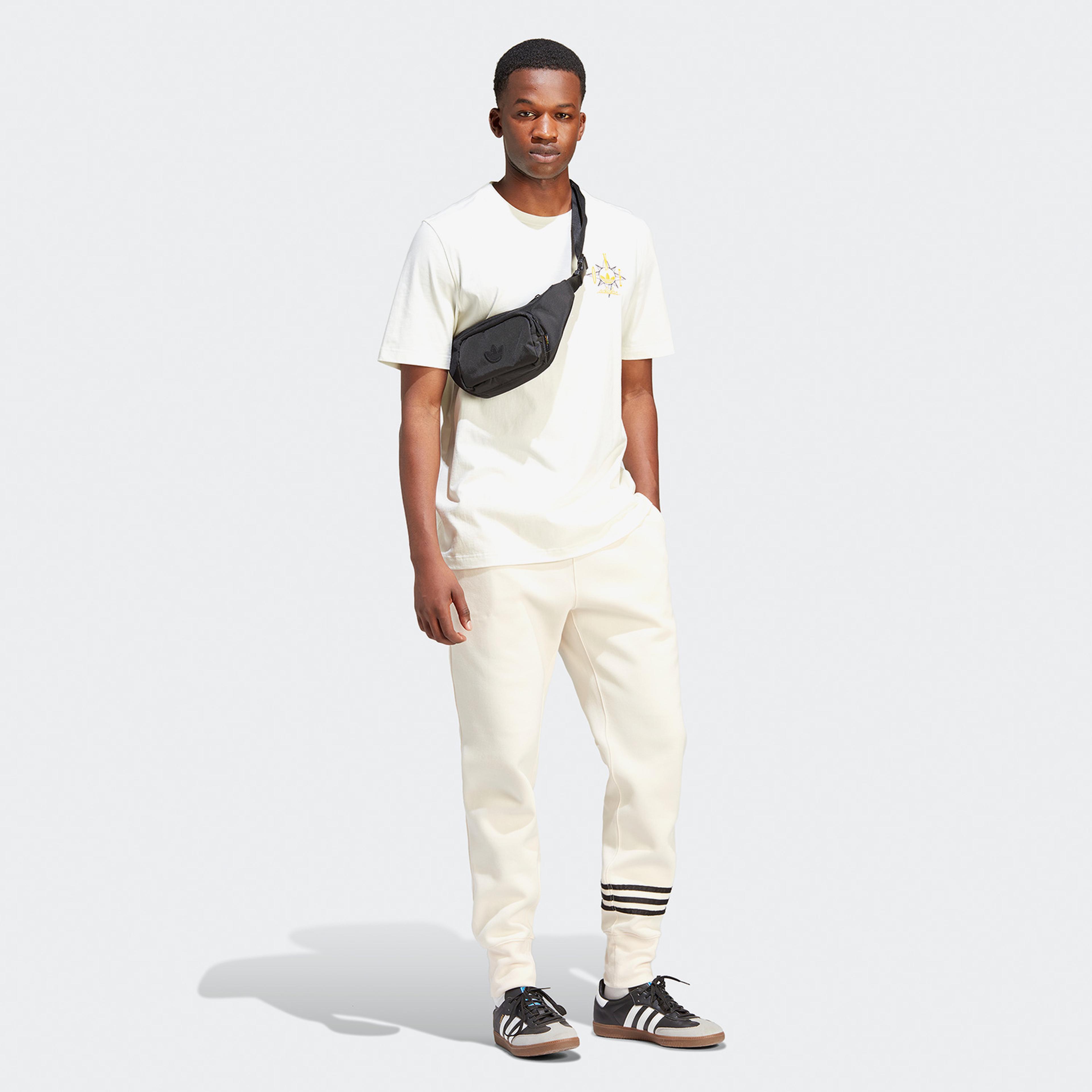 adidas Graphic Originals Erkek Krem T-Shirt