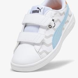 Puma Smash 3.0 Çocuk Beyaz Spor Ayakkabı