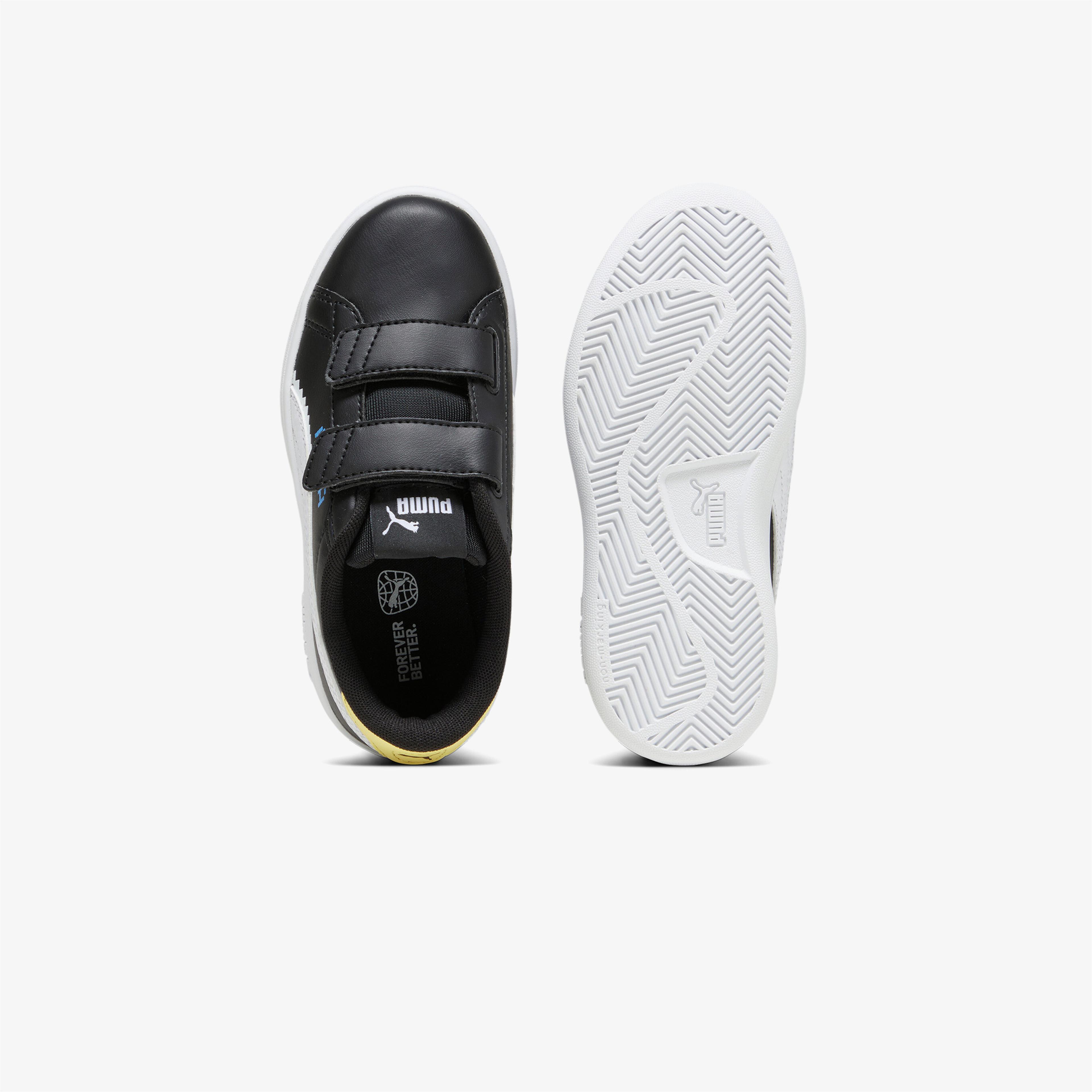 Puma Smash 3.0 Çocuk Siyah Spor Ayakkabı