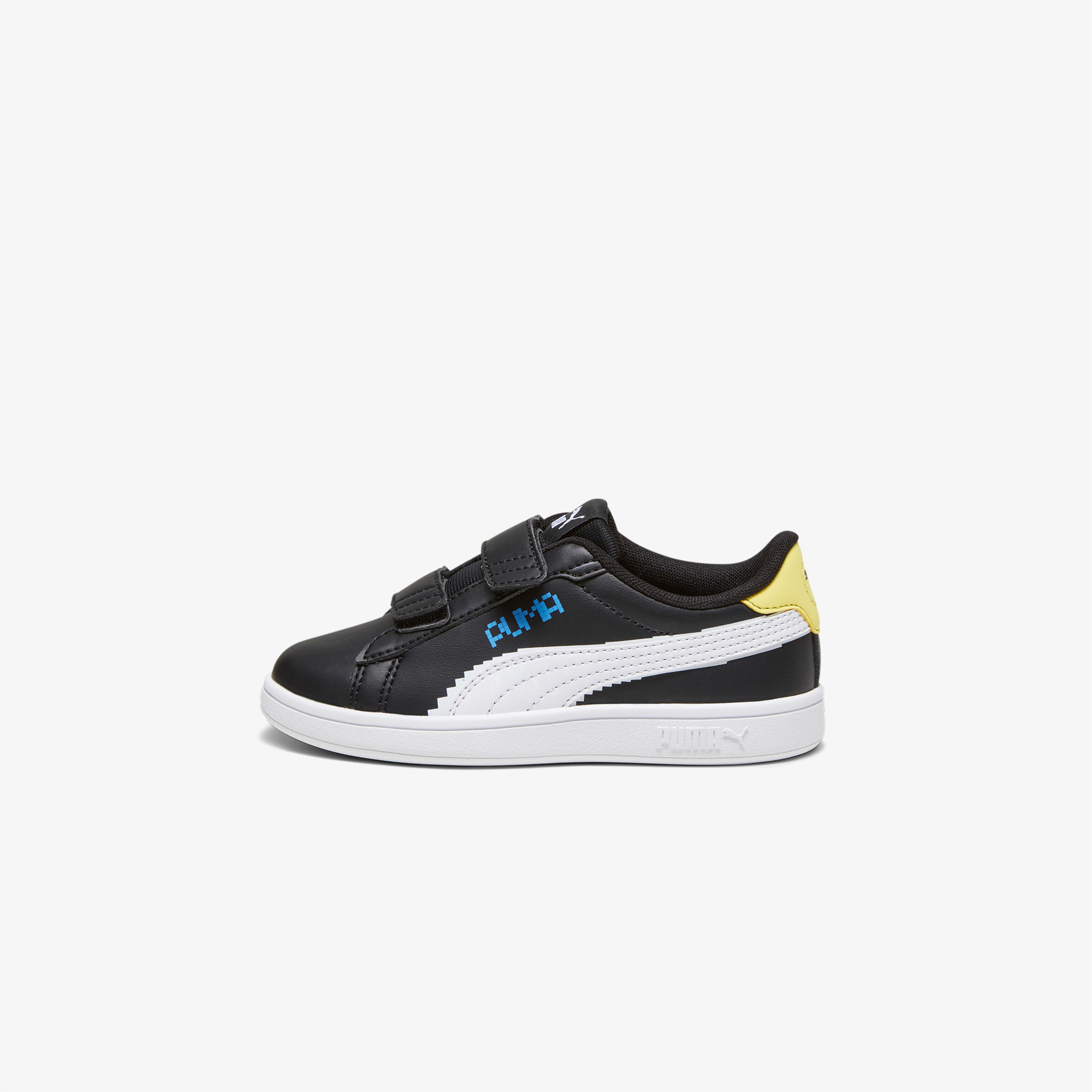Puma Smash 3.0 Çocuk Siyah Spor Ayakkabı