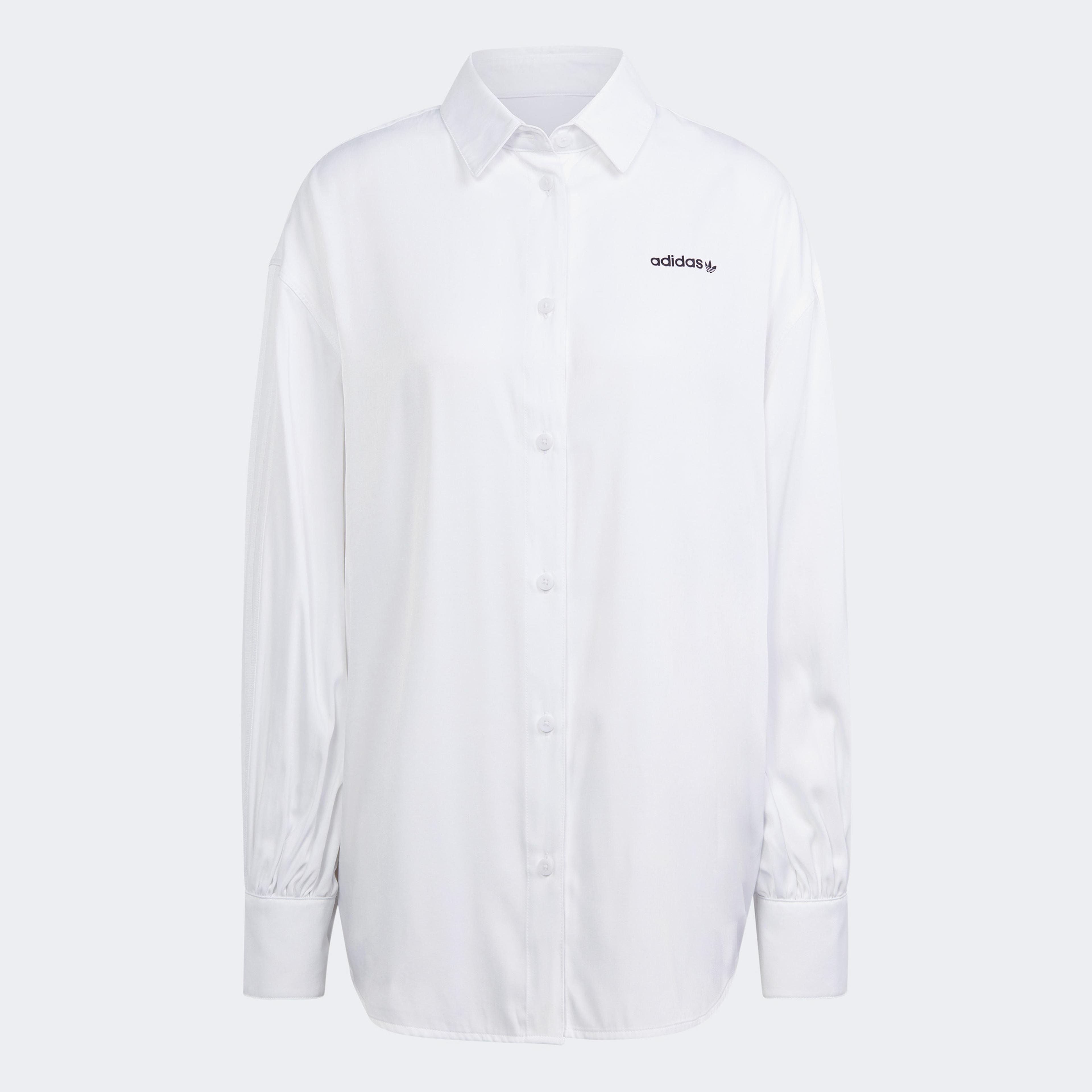 adidas 3S Originals Kadın Beyaz Gömlek