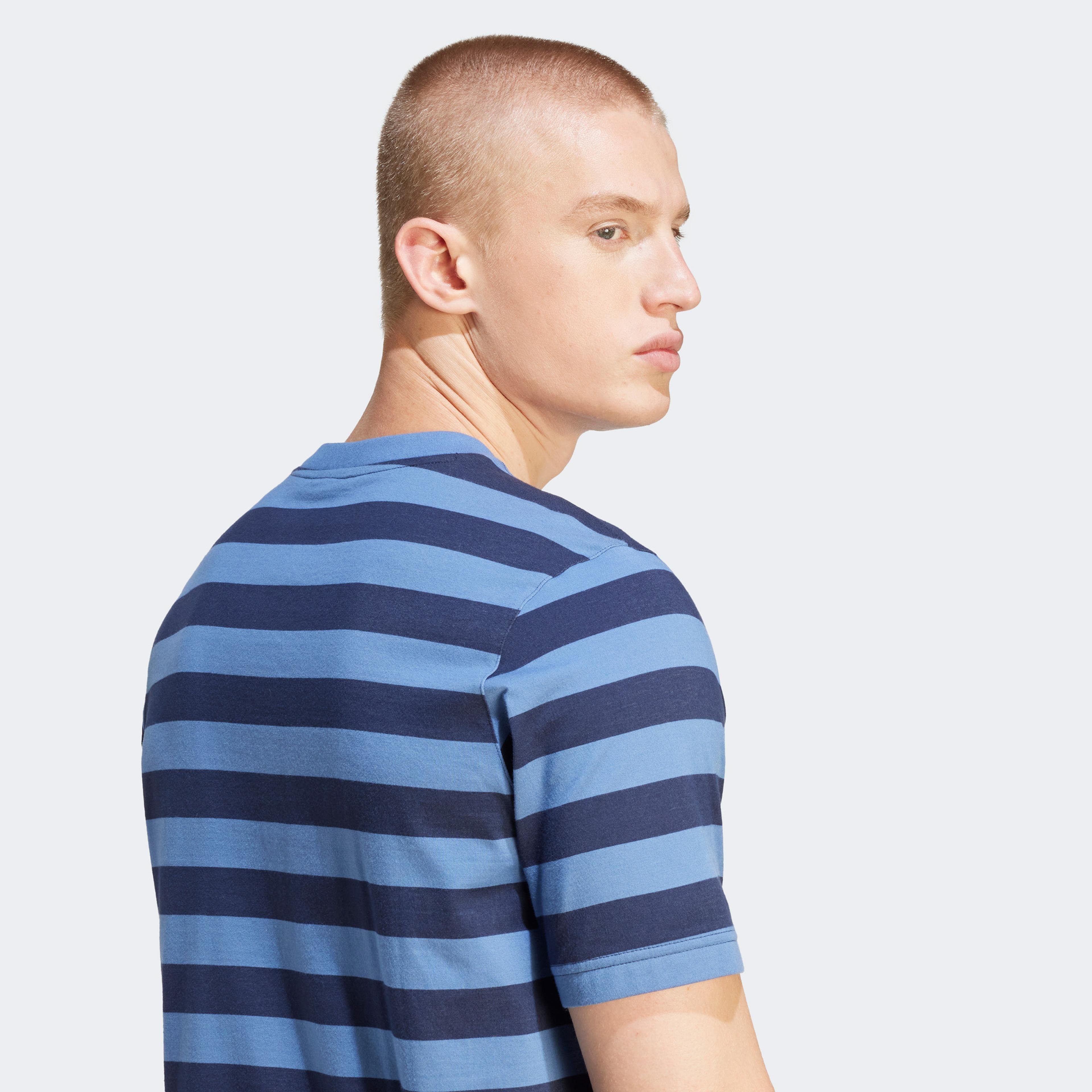 adidas Striped Originals Erkek Lacivert T-Shirt