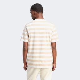 adidas Nice Striped Erkek Beyaz T-Shirt