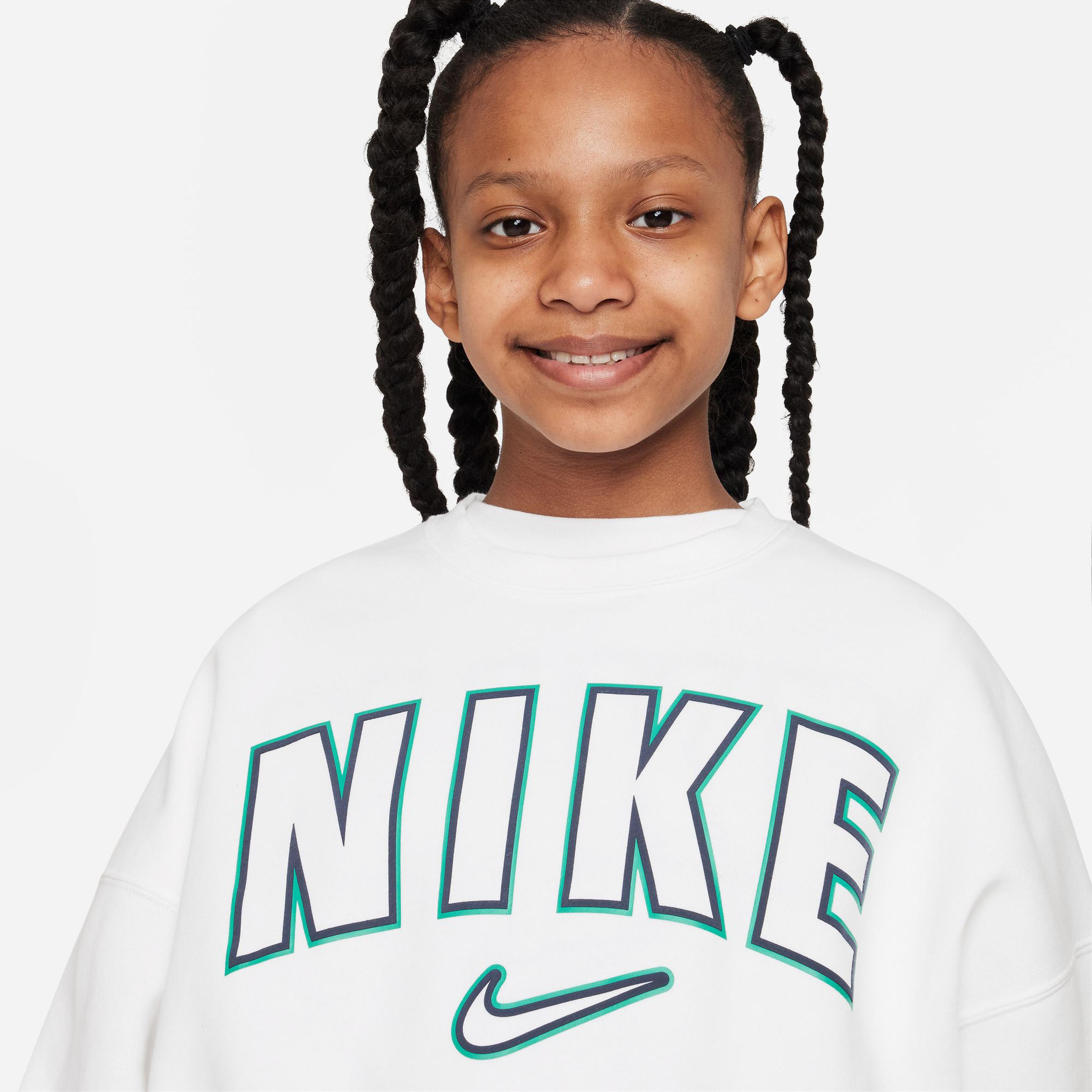 Nike Sportswear Çocuk Beyaz Sweatshirt