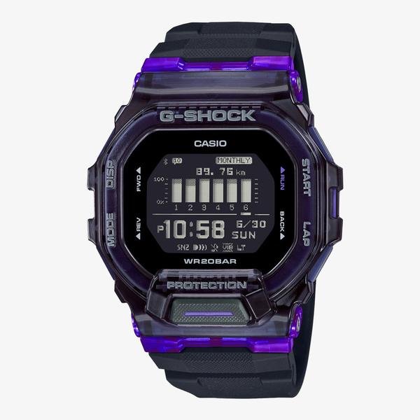 Casio G-Shock GBD-200SM-1A6DR Erkek Siyah/Mor Kol Saati