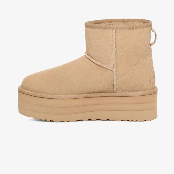 UGG Classic Mini Platform Kadın Krem Bot_3