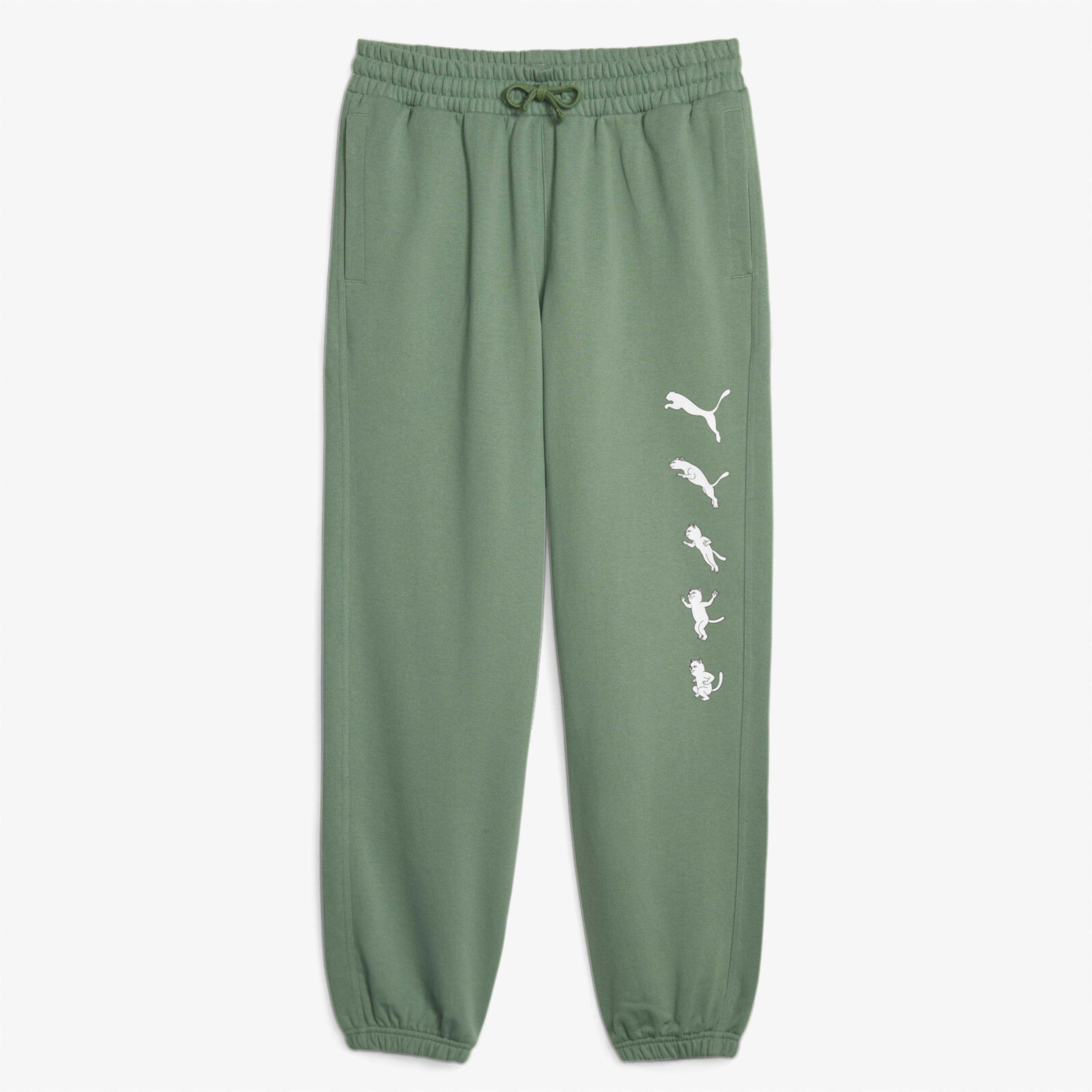 Puma X Ripndip Erkek Yeşil Eşofman Altı