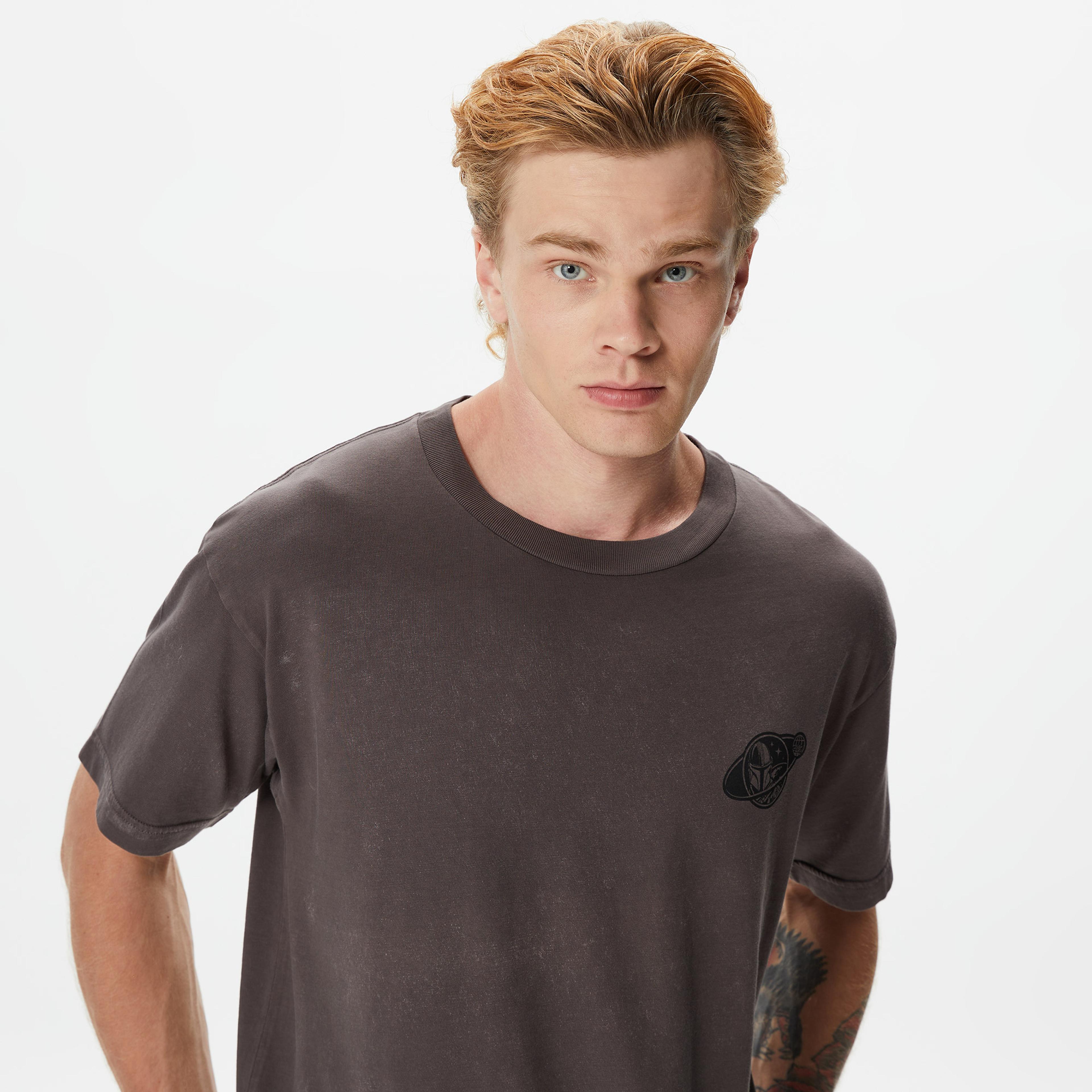 DC Shoes Star Wars Erkek Gri T-Shirt
