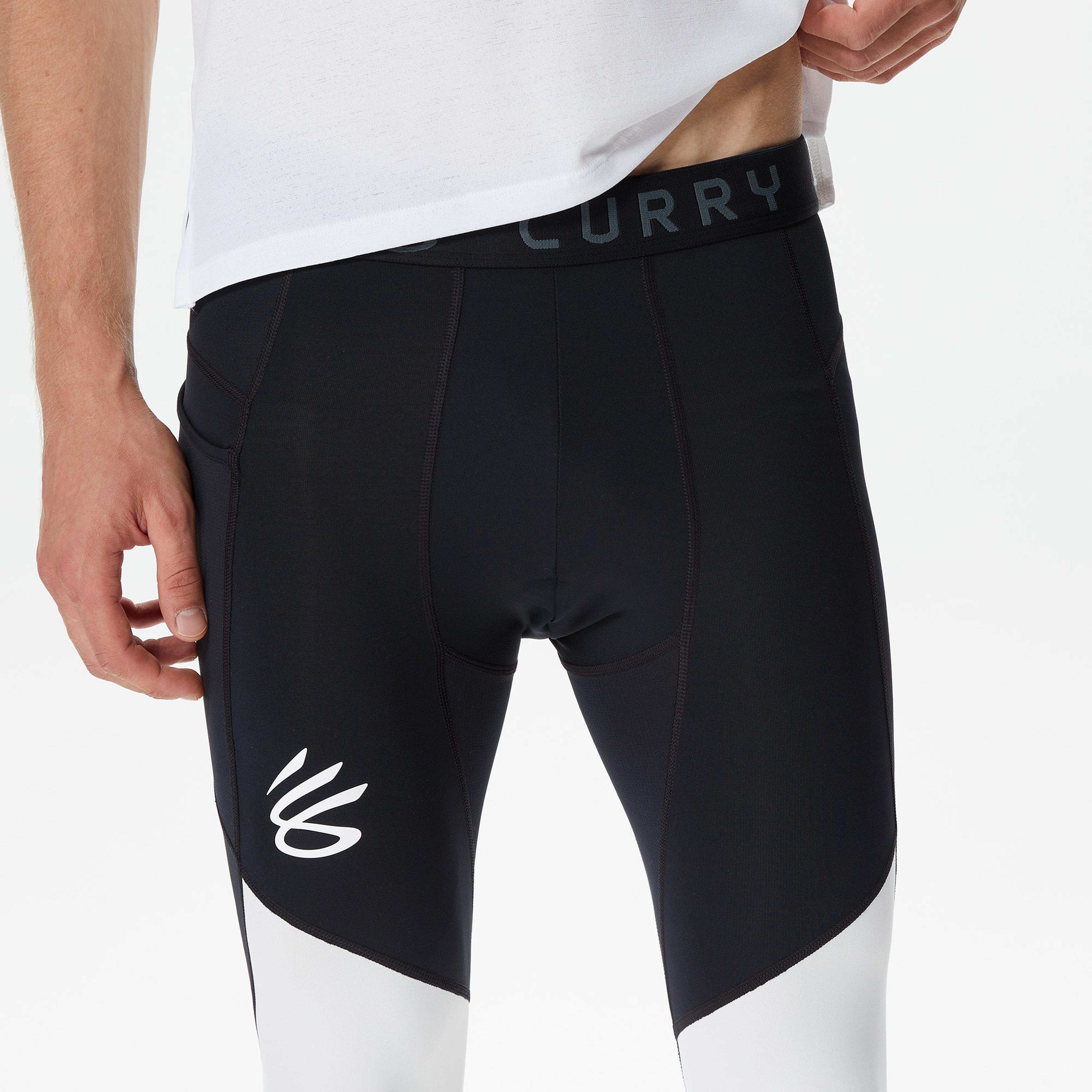 Under Armour Curry Brand 3/4 Lgs Erkek Siyah Tayt