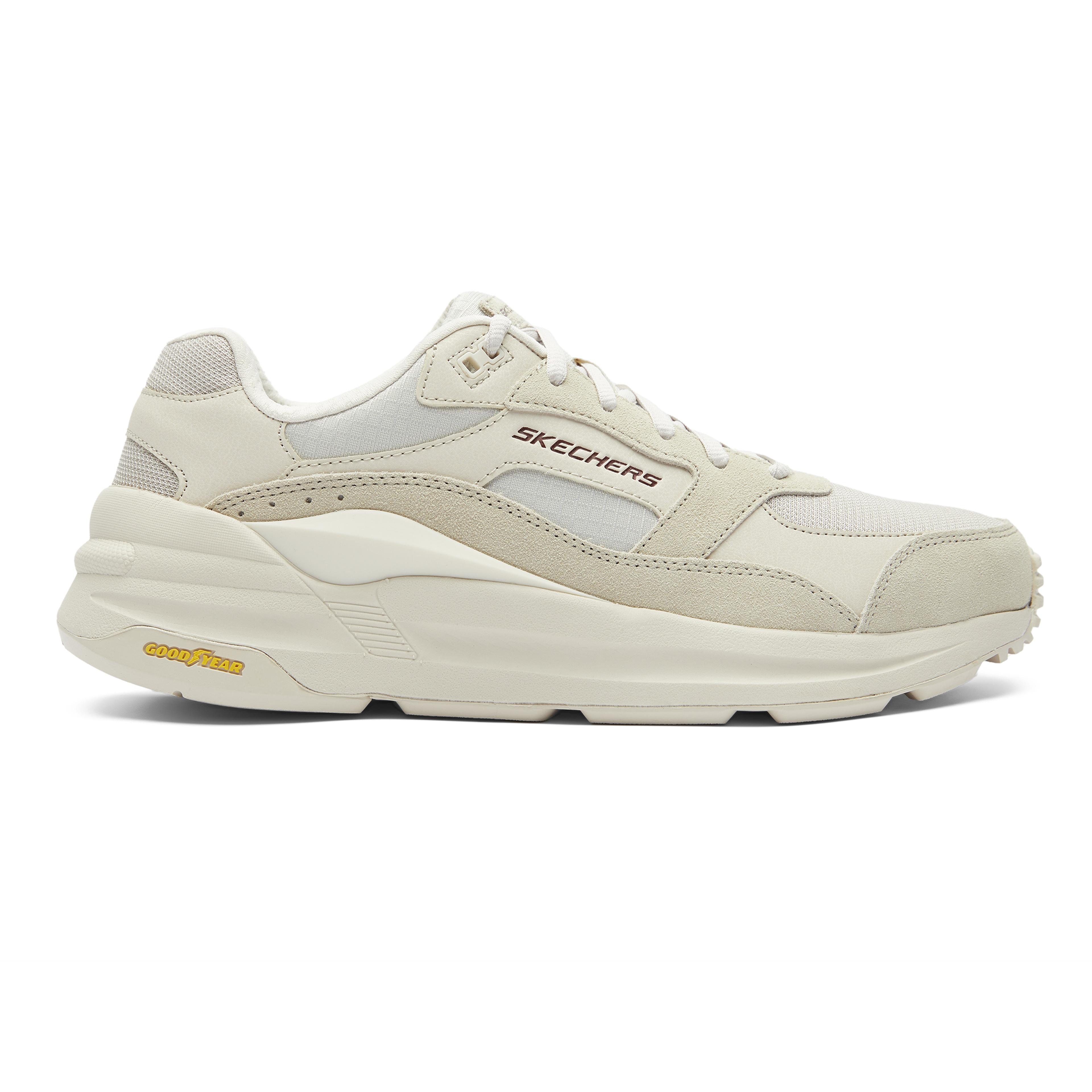 Skechers Global Jogger Erkek Krem Spor Ayakkabı