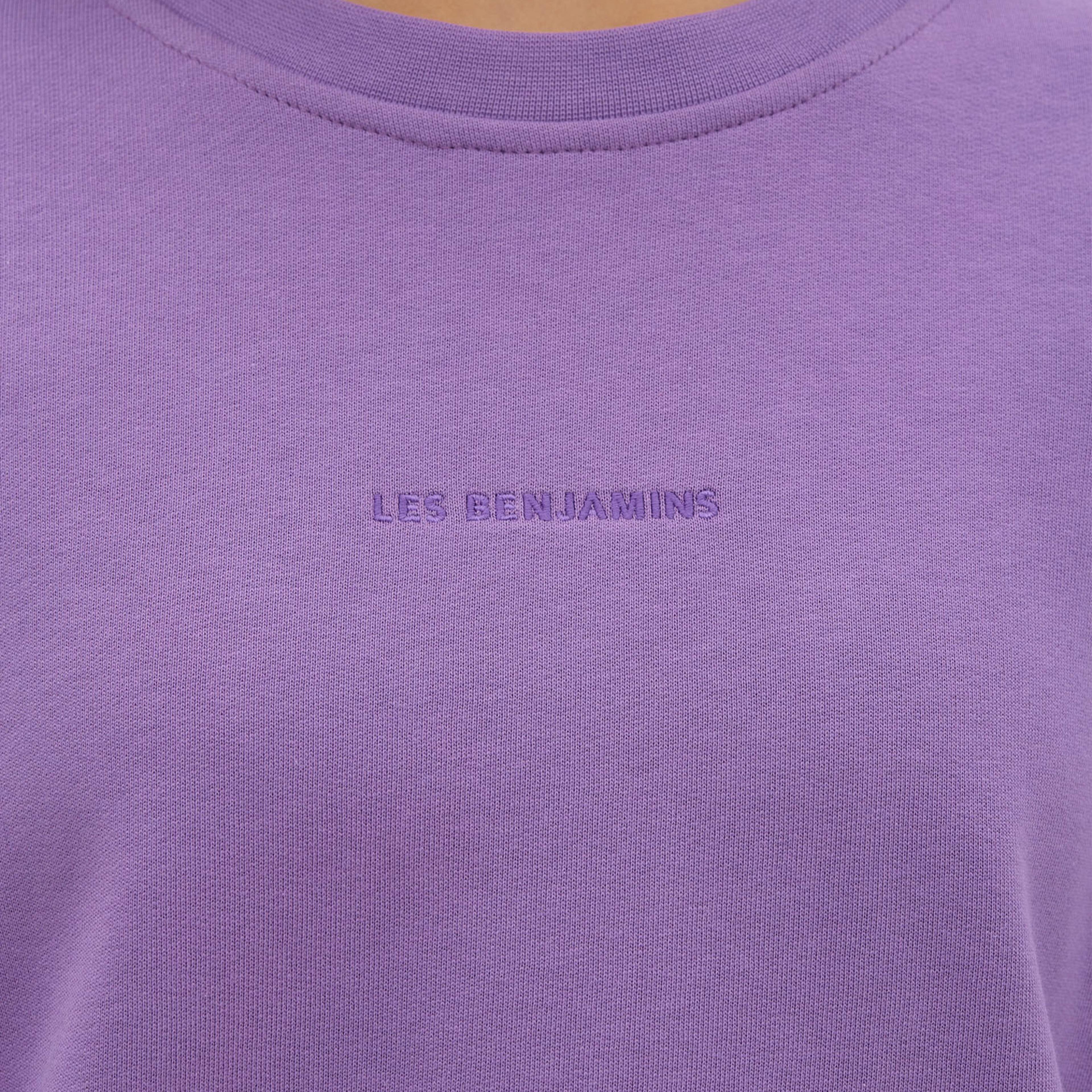 Les Benjamins Essential Kadın Mor Sweatshirt
