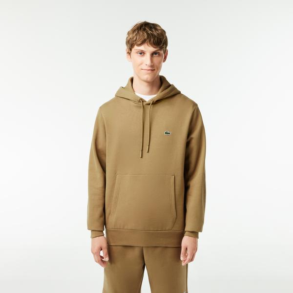 Lacoste Classic Fit Organik Pamuk Mavi Erkek Hoodie